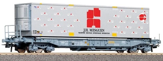 Roco Wagon Tombereau Rouge – UIC Ép. IV – SNCF HO 1/87 – Ref 46618 – Excellent État