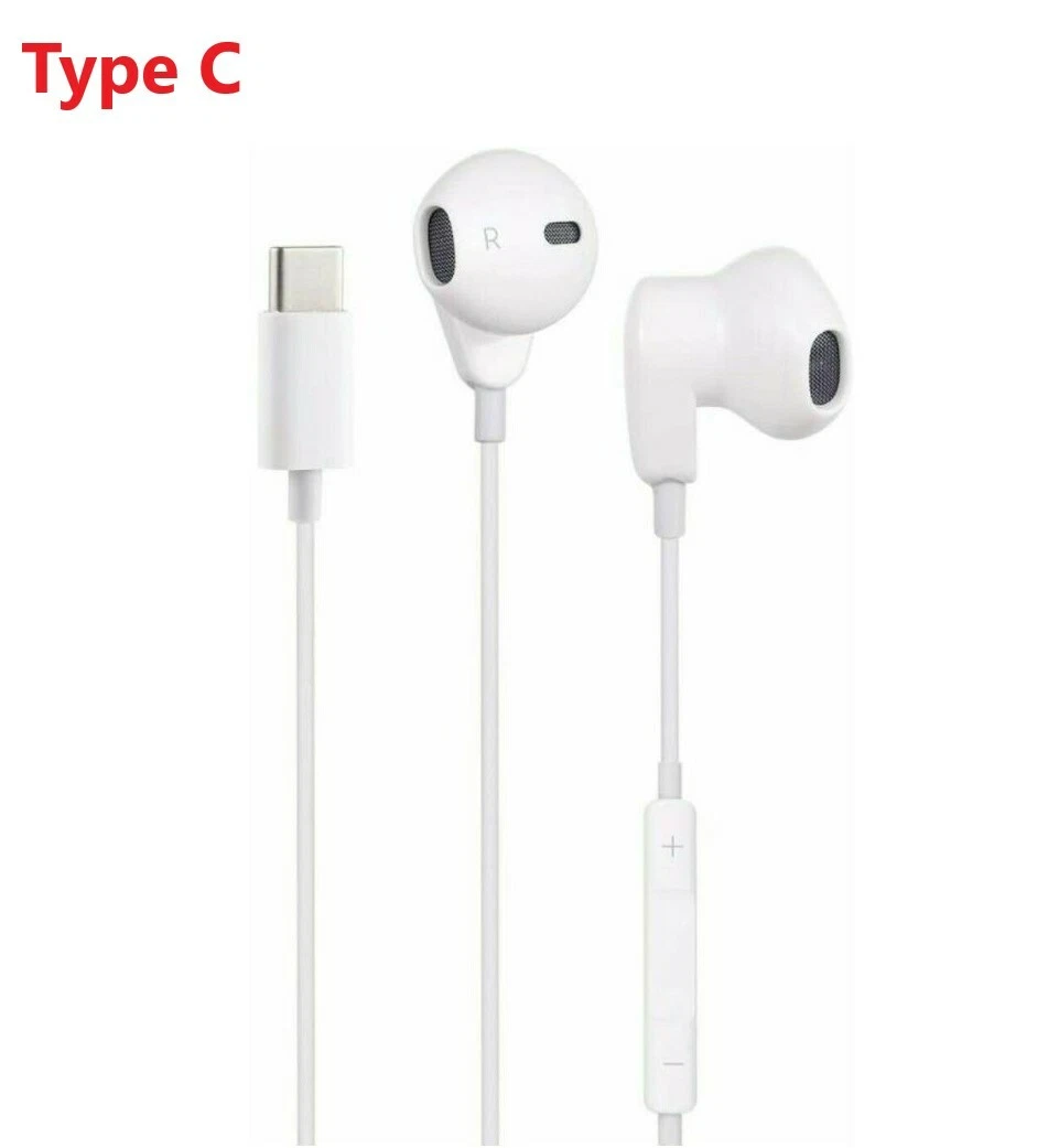 USB-C Type C Headphones Earphones with Mic For Apple iPad air 4th Gen 2020