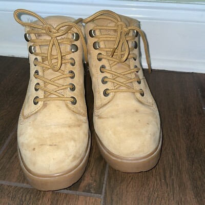 ミドルブーツ [MATINKIM]suede leather middle boots in camel MUSINSA | MATIN KIM SUEDE LEATHER MIDDLE BOOTS IN CAMEL