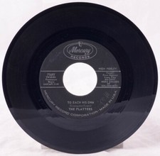 The Platters - To Each His Own / Down The River Of Golden Dreams 45rpm record