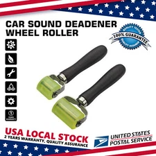 2PCS Car Insulation Sound Deadener Installation Application Tool Wheel RollerS+L