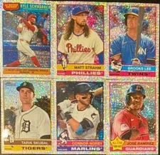 2025 Topps Heritage - SILVER SPARKLE PARALLELS - You Pick Complete Your Set
