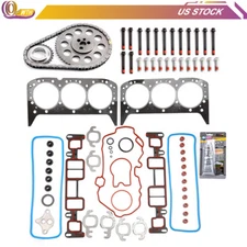 For 99-05 Chevrolet Astro GMC Jimmy 4.3L Timing Chain Kit Cover Gasket Bolts Set