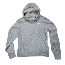 Nike Hoodie Women's Small Gray Funnel Neck Long Sleeve Pullover Gorpcore Stretch