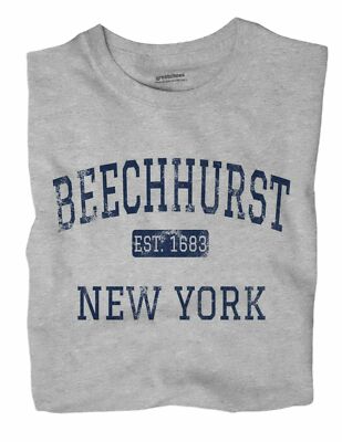 Beechhurst New York NY T-Shirt Queens EST