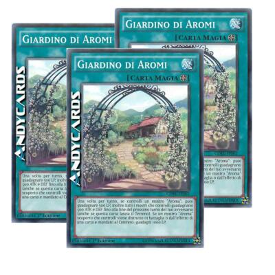 3x GARDEN OF AROMAS   (Aroma Garden)   Municipal   CORE IT062   YUGIOH! ANDYCARDS