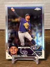 EZEQUIEL TOVAR COLORADO ROCKIES 2022 TOPPS CHROME ROOKIE(RC) CARD #106