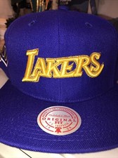 Los Angeles Lakers Hat Mitchell & Ness Snapback Cap Brand New