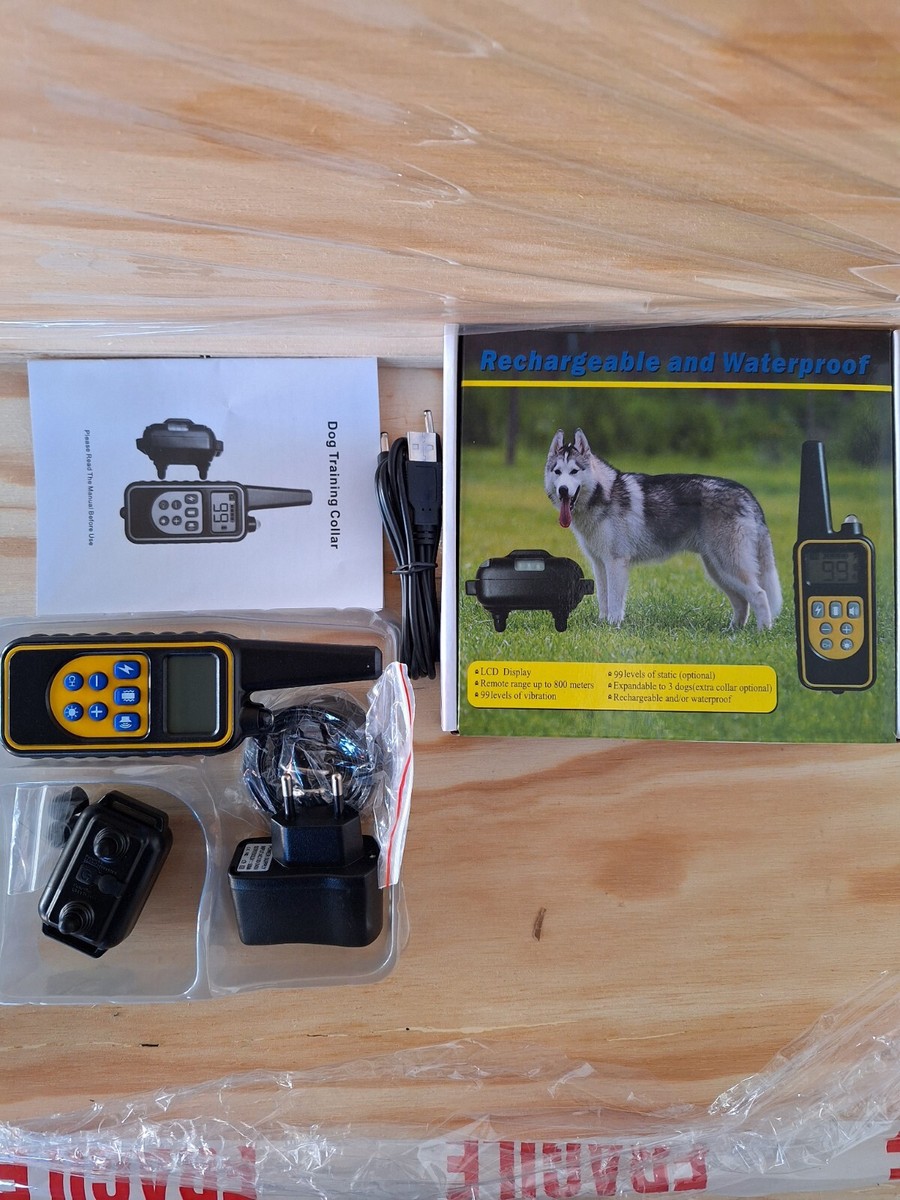 Sensore Crepuscolare Di Movimento Collare Addestramento Cani Telecomandato Impermeabile - Portata 800m, Scossa Elettrica Regolabile, LCD Addestratore Cani LCD - Foto 5