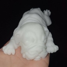 Gorgeous 5 inch BLANK Silicone Bulldog Reborn Dog Doll