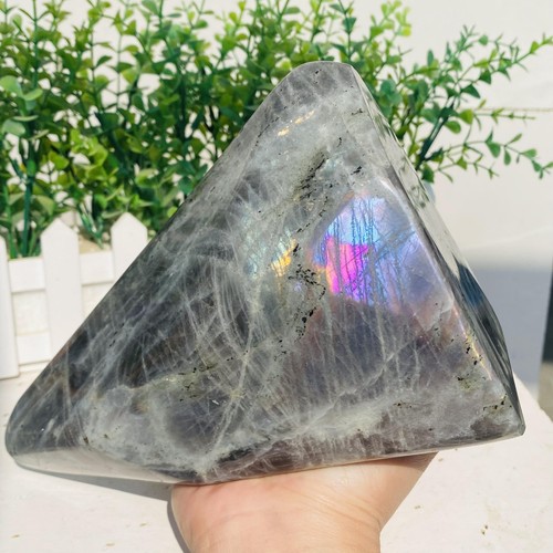 Natural Purple Labradorite Quartz Crystal Freeform Mineral Specimen 2120g - Picture 12 of 15