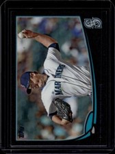 2013 Topps Update Black #US14 Joe Saunders 23/62 Seattle Mariners Baseball Card