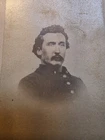 CDV Photo 7th Wis Vol Civil War Soldier, Identified & Wounded Battle Wilderness