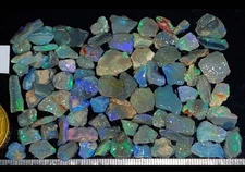 100ct Black Opal Parcel Multiple colors Natural mined Earth Lightning Ridge 8008