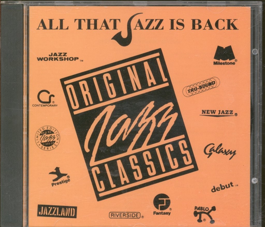 Various Artists All That Jazz Is Back CD Europe Original Jazz Classics reissue