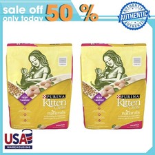 2 pack Purina Kitten Chow Naturals, Indoor Dry Kitten Food, Chicken, 13 lb Bag