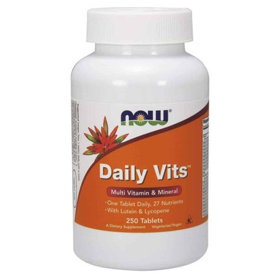 NOW FOODS Daily Vits (Vitamine und Mineralien) 250 vegetarische Tabletten
