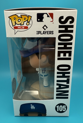 Shohei Ohtani Funko Pop! #105 & FREE Protector LA Dodgers Pitching