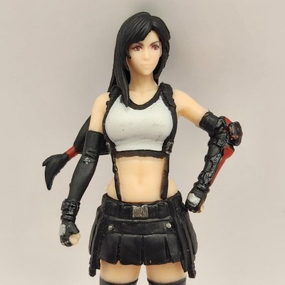 Final Fantasy VII Tifa Lockhart Figure 10cm Collectible Black Red