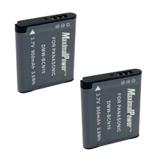 MaximalPower Battery For Panasonic DMW-BCN10 Lumix DMC-LF1 DMC-LF1K Camera (2PK)