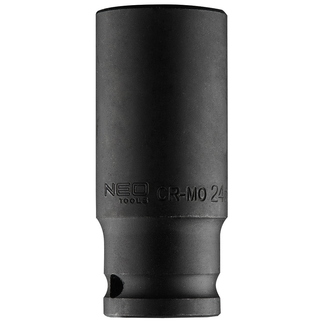 Neo Tools Schwarz Schlagschrauber Stecknuss 1/2" 24X78mm Lang - Bild 2