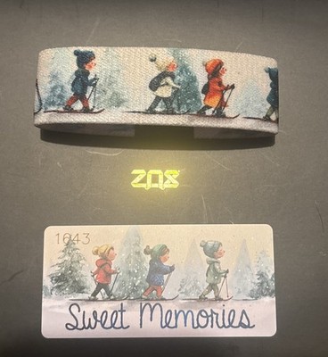 zox band SWEET MEMORIES *Weihnachten Advent 2025* *Schnee Ski* #1643 RFID-