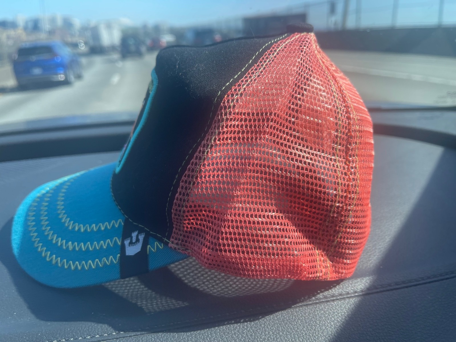 Goorin Bros Flamingo Squad Trucker Multi Color Hat Cap Adjustable Snap Back fits image 6