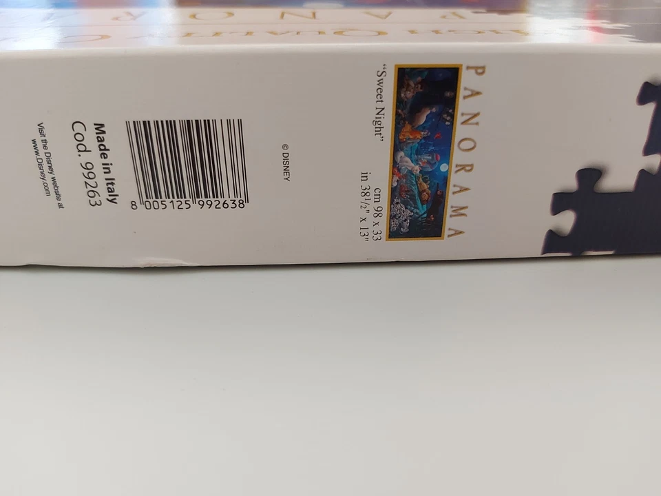 Puzzle Disney Panorama Clementoni High Quality Collection Sweet Night 1000 Pezzi - Immagine 4 di 4