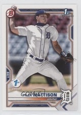 2021 Bowman Draft 1st Edition Tyler Mattison #BD-58 y0i
