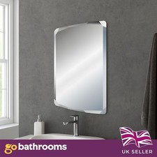 Rectangle Bathroom Mirror Wall Mounted Bevelled Edge Mirror 500 x 700mm