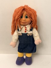 Vintage Bendysoft Posesble 16" Tots TV Tilly Doll Toy 1993 Ragdoll Productions
