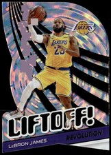 2020-21 Panini Revolution #5 LeBron James Liftoff! Fractal E1