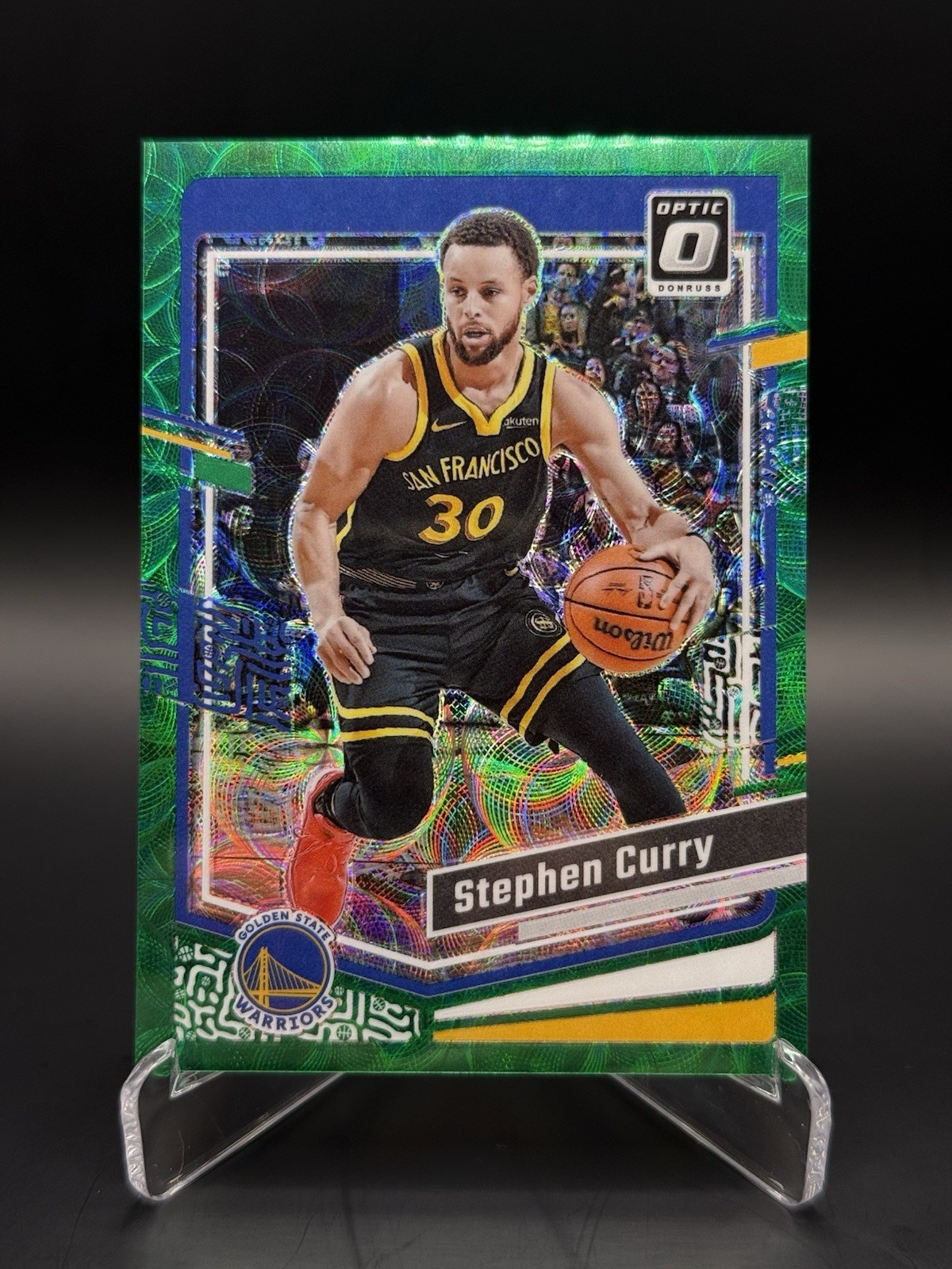 2023-24 Panini Donruss Optic Stephen Curry #198 Green Scope /65