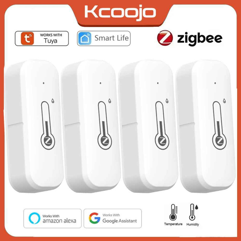 Tuya Zigbee3.0 Temperature and Humidity Sensor Thermometer Hygrometer APP Remote
