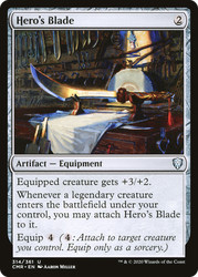 Hero's Blade (314) Commander Legends Uncommon MTG