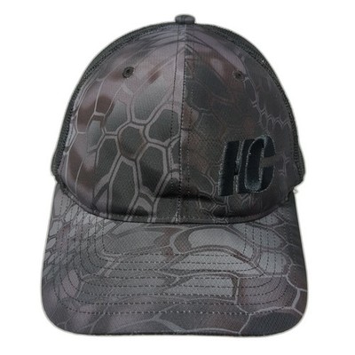 HC Logo Snapback Trucker Hat Multi One Size Adjustable Embroidered Outdoor Cap