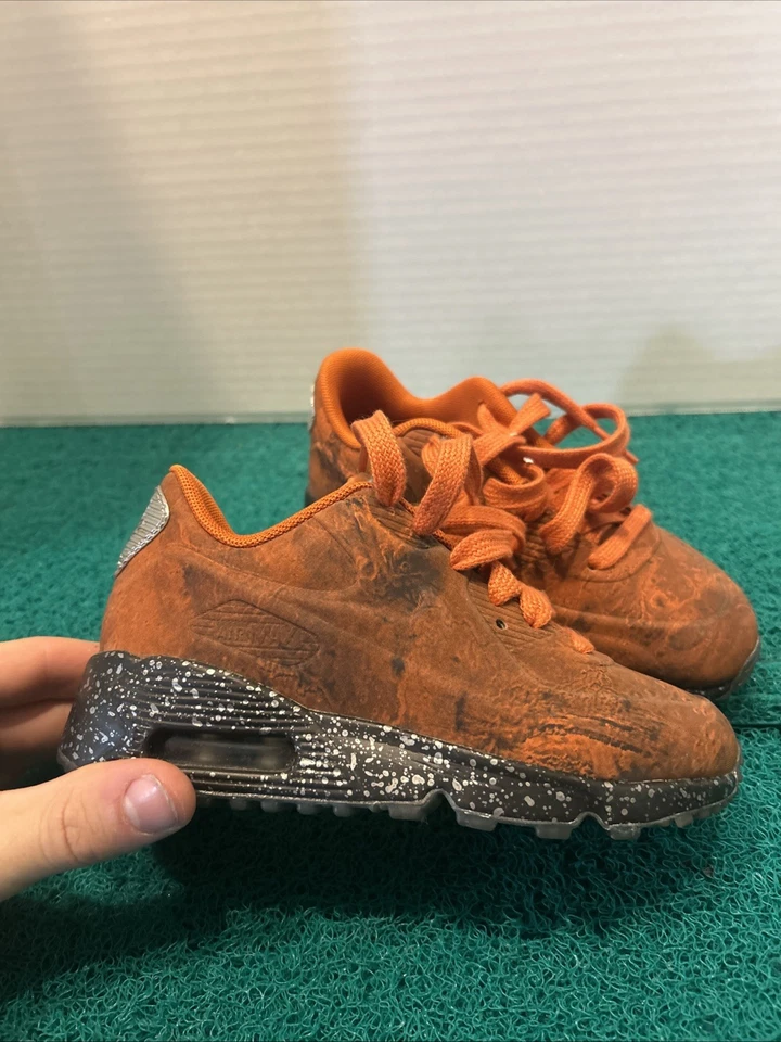 Talla 11c Nike AirMax90 QS PS Mars Landing. Mars Stone Magma Orange CD6488-600 Foto 2 de 4