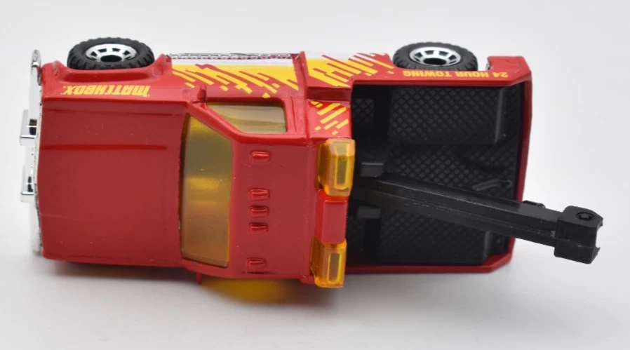 Matchbox Superfast #21 GMC Wrecker rimorchio camion rosso. Prodotto in... - Immagine 3 di 4