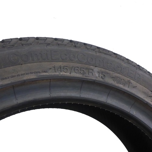 2 x CONTINENTAL 145/65 R15 72T ContiEcoContactEP Sommerreifen 2016 UNGEBRAUCHT - Bild 6 von 6