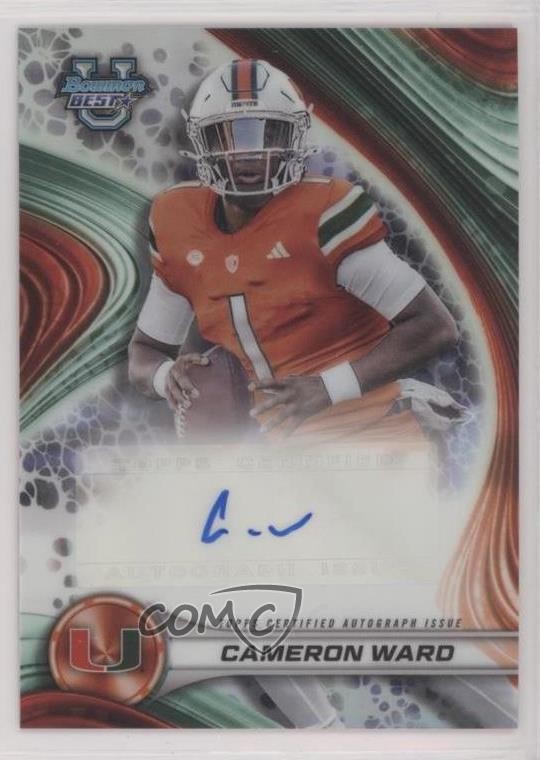 2024 Bowman U Best of 2024 Auto Cam Ward Cameron Ward #BOA-CWA Auto 6m7