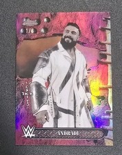 2025 Topps Chrome WWE X Cactus Jack #14 ANDRADE Red Refractor 1/5