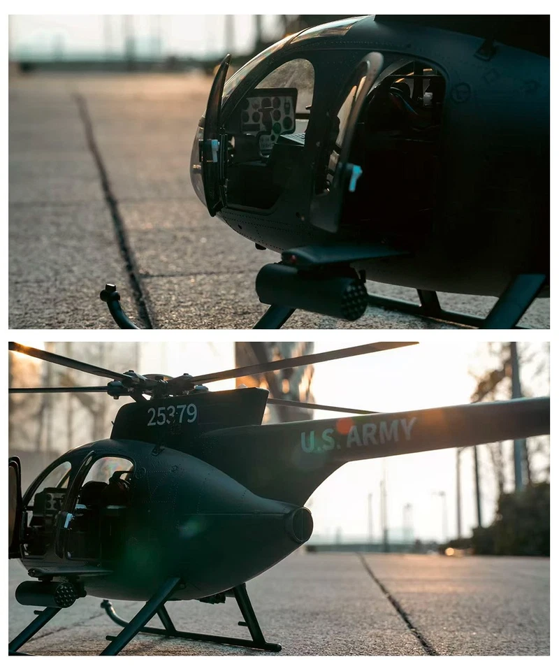 YUXIANG F119S (MD500) 9-Kanal GPS Optical Flow Hovering RC RTF Hubschrauber - Bild 2 von 4