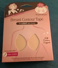 3 Pair Hollywood Fashion Secrets Breast Contour Tape Light Skin Tones C078