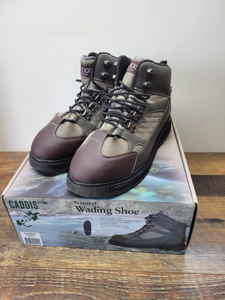 Caddis uomo Ultralite Grigio e nero Ecosmart suola antiscivolo Wading