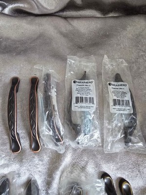 BRAINERD 3'' Leaf and Vine Pull P23833W-VBC-C Bronze w/Cooper Highlights 5pcs