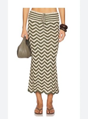 Agua Bendita Women s Size S Mira Ete Skirt in Multicolor Knit NWT $160