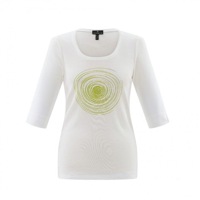 Ladies Marble Lime Top 7839