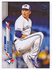 2020 Topps Series 2 Vintage Stock #642 Ryan Borucki #/99 Toronto Blue Jays
