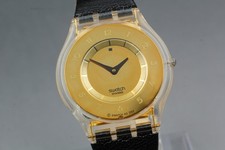 Orologio da uomo Exc + 5 Swatch Skin AG 2002 quarzo oro 33 mm