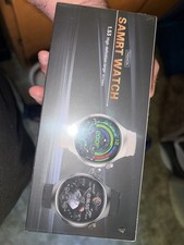 Smart Watch Fitness Tracker 1.53in Black Sili...